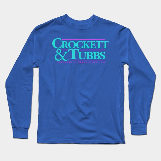 Crockett & Tubbs Long Sleeve T-Shirt by CYCGRAPHX